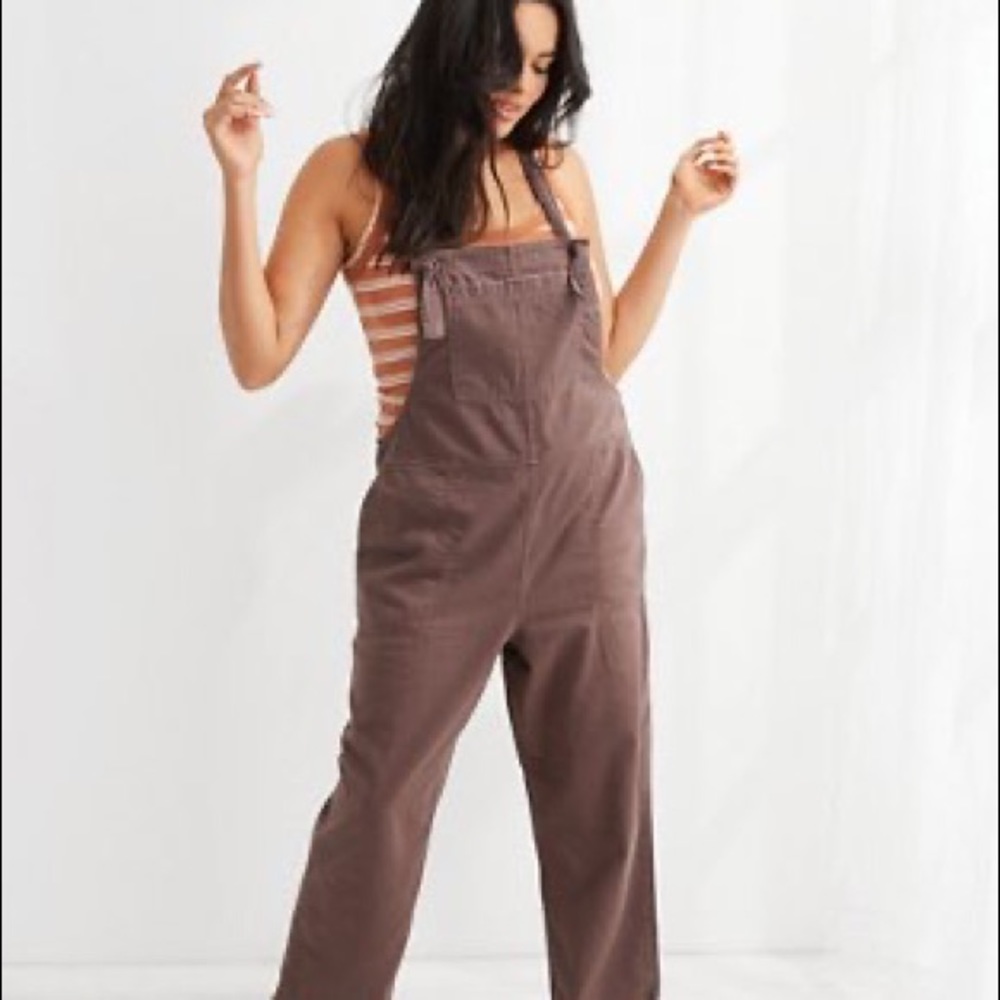 Aerie brown overalls. NEW w/tags.